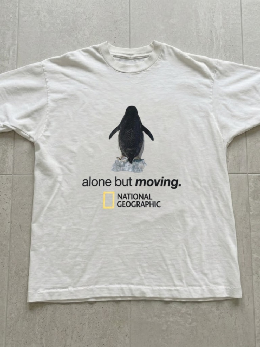 National Geographic White T‑Shirt